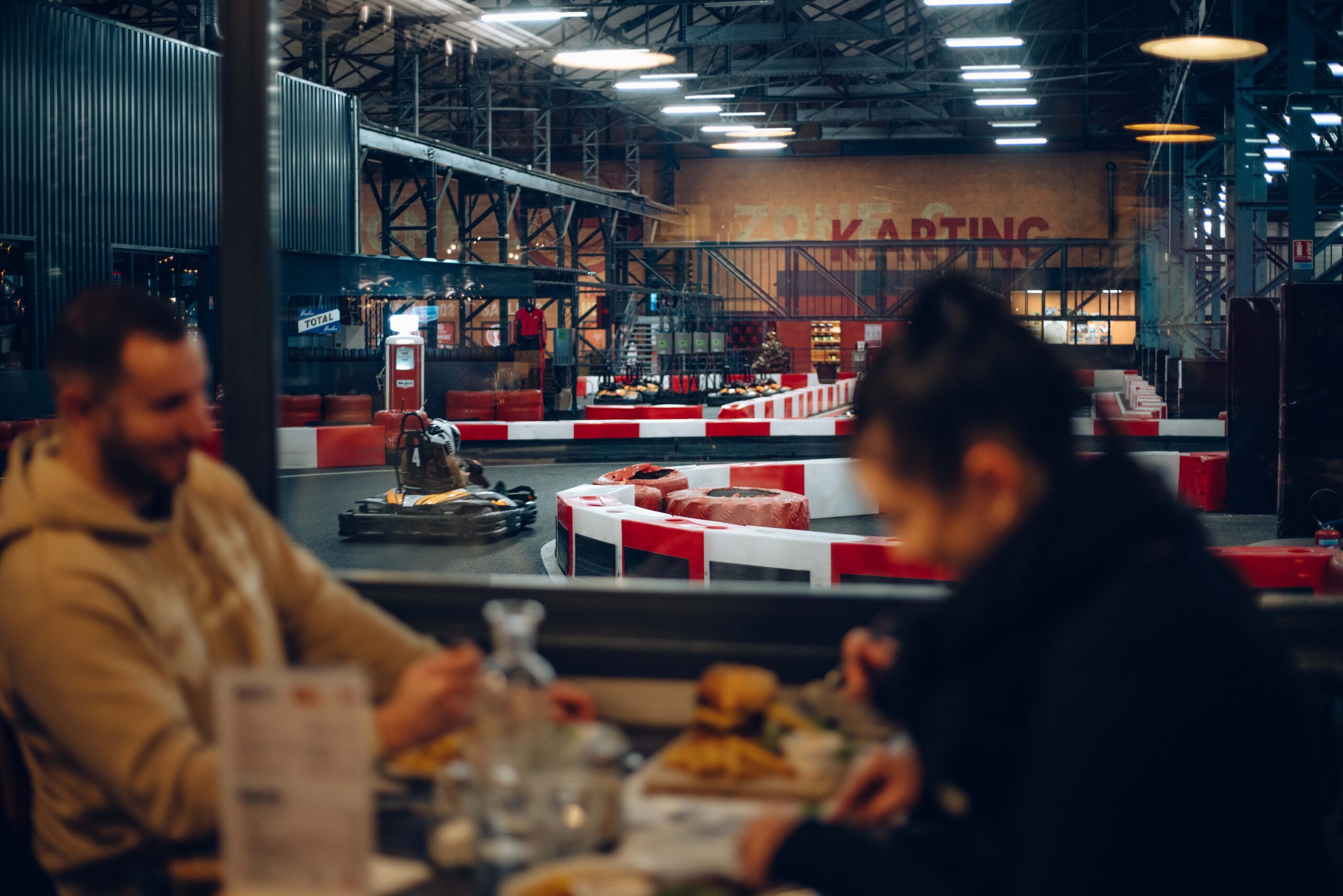 restaurant vue karting lautre usine cholet