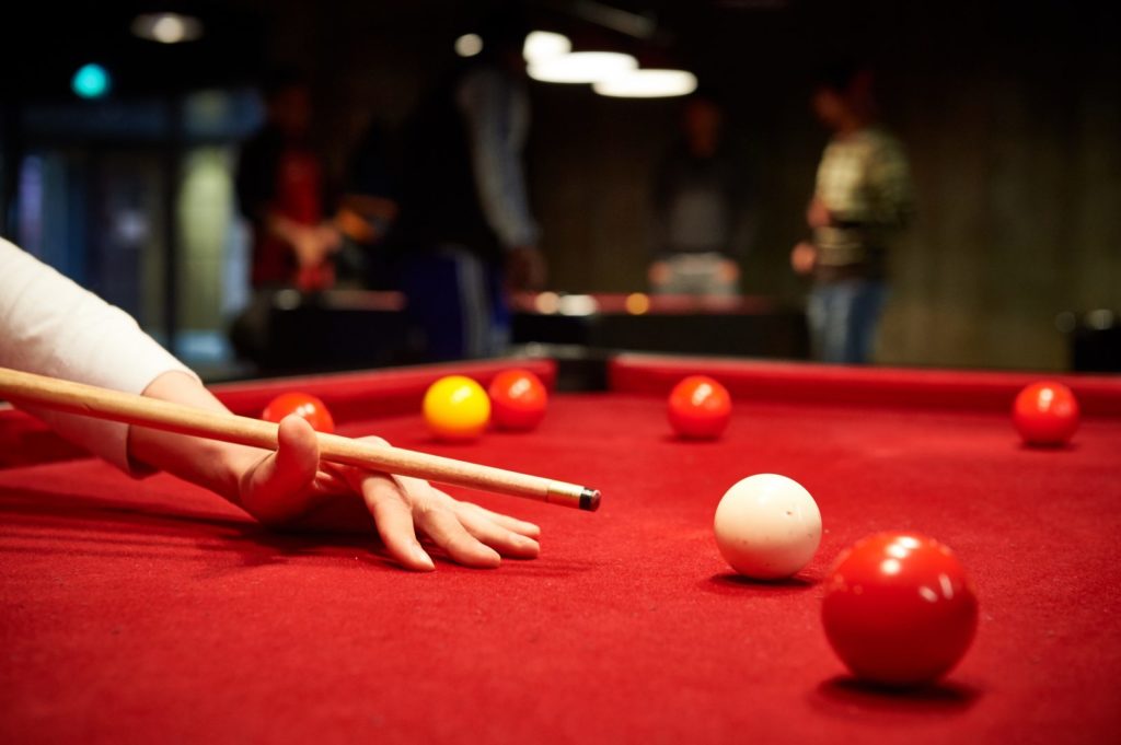 Jeu de billard à l'autre usine de Cholet